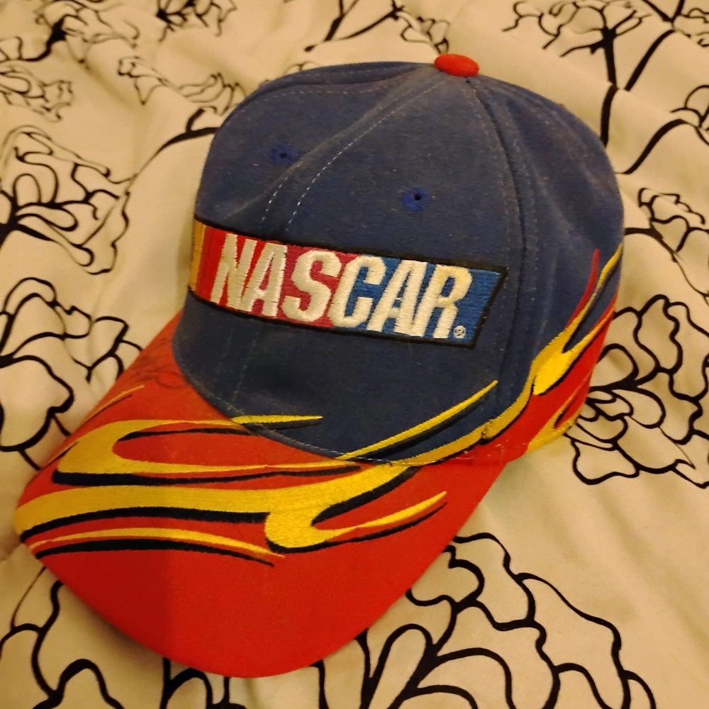 Nascar Kids Blue and Red Racing Cap